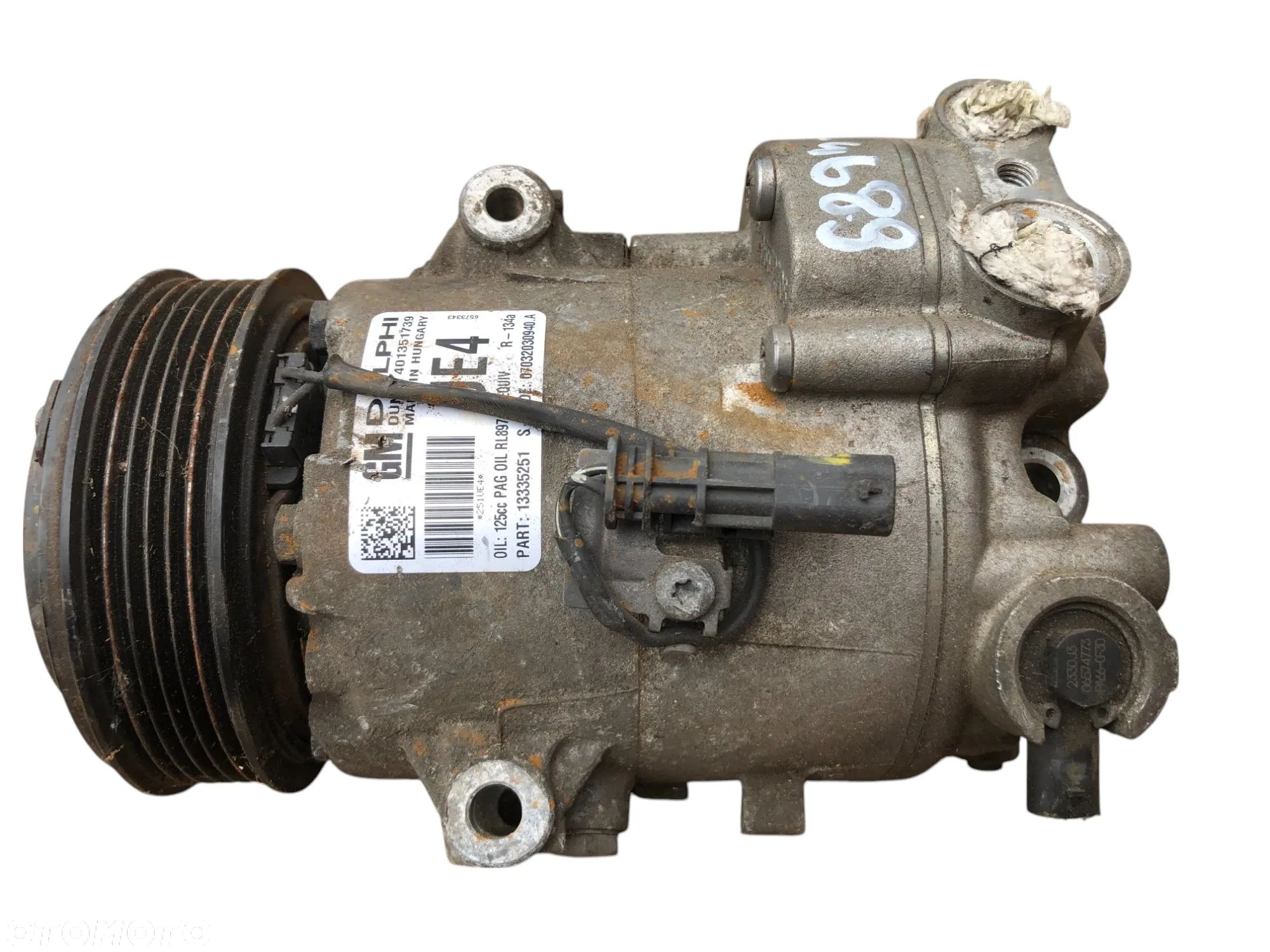 Kompresor Sprężarka Klimatyzacji 13335251 6PK Opel Astra J Zafira B 1.3/1.7/1.9 CDTI - Gwarancja Wysyłka Montaż - 1