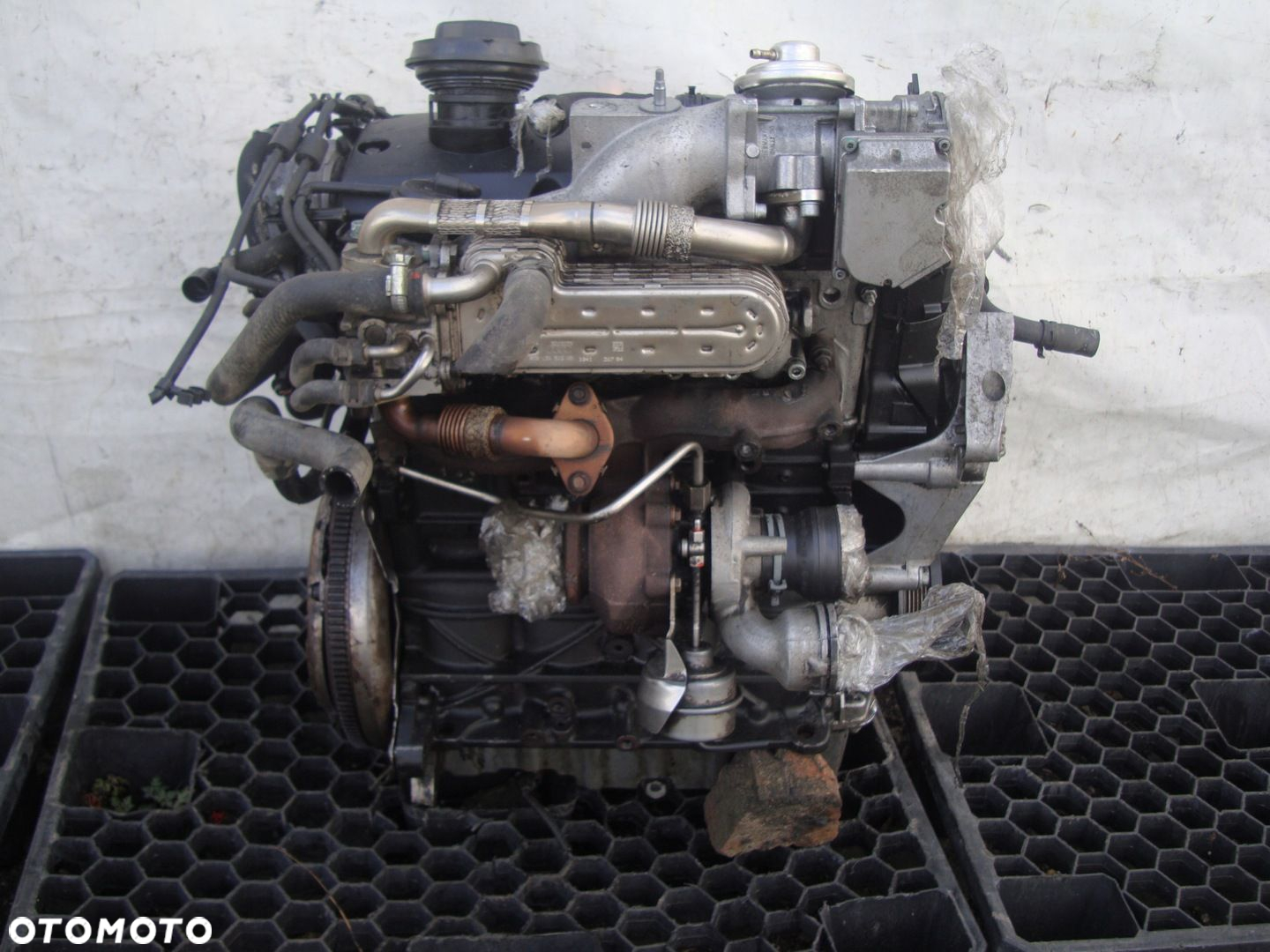 SILNIK KOMPLETNY BKC TURBINA UKŁAD PALIWOWY VW GOLF 1,9 TDI 04-09 - 7