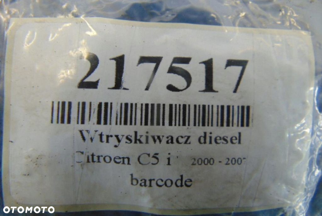 CITROEN C5I 2.0HDI WTRYSKIWACZ DIESEL 4SZT KOMPLET 0445110076 - 5