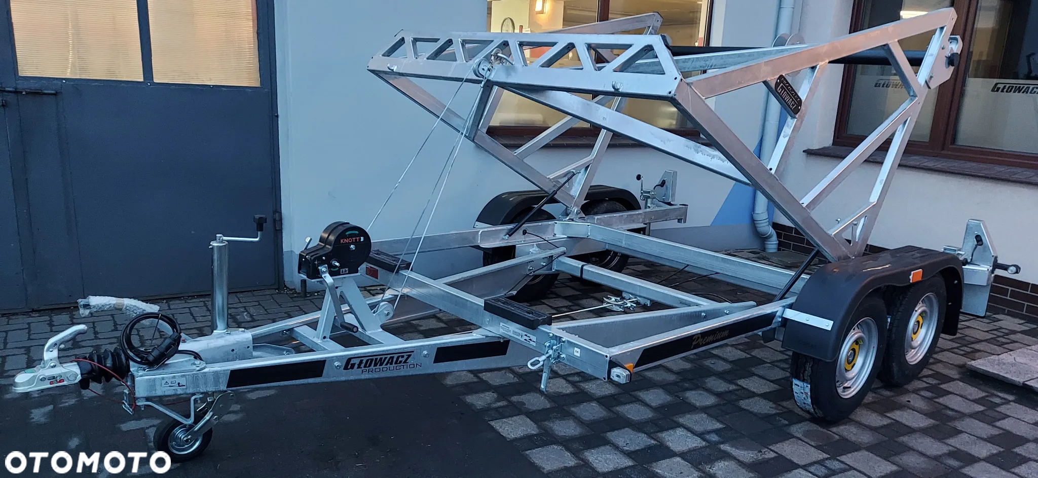 Głowacz Bardzo mocna przyczepa kablowa 270x170 dwuosiowa DMC 2700kg - 9