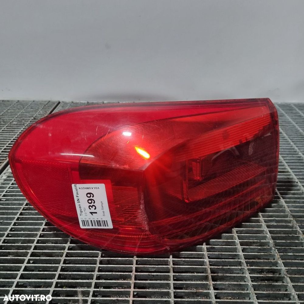 Stop Stanga Volkswagen Tiguan 5N Facelift 2011 - 2015 SUV 4 Usi (1399) Cu led - 1