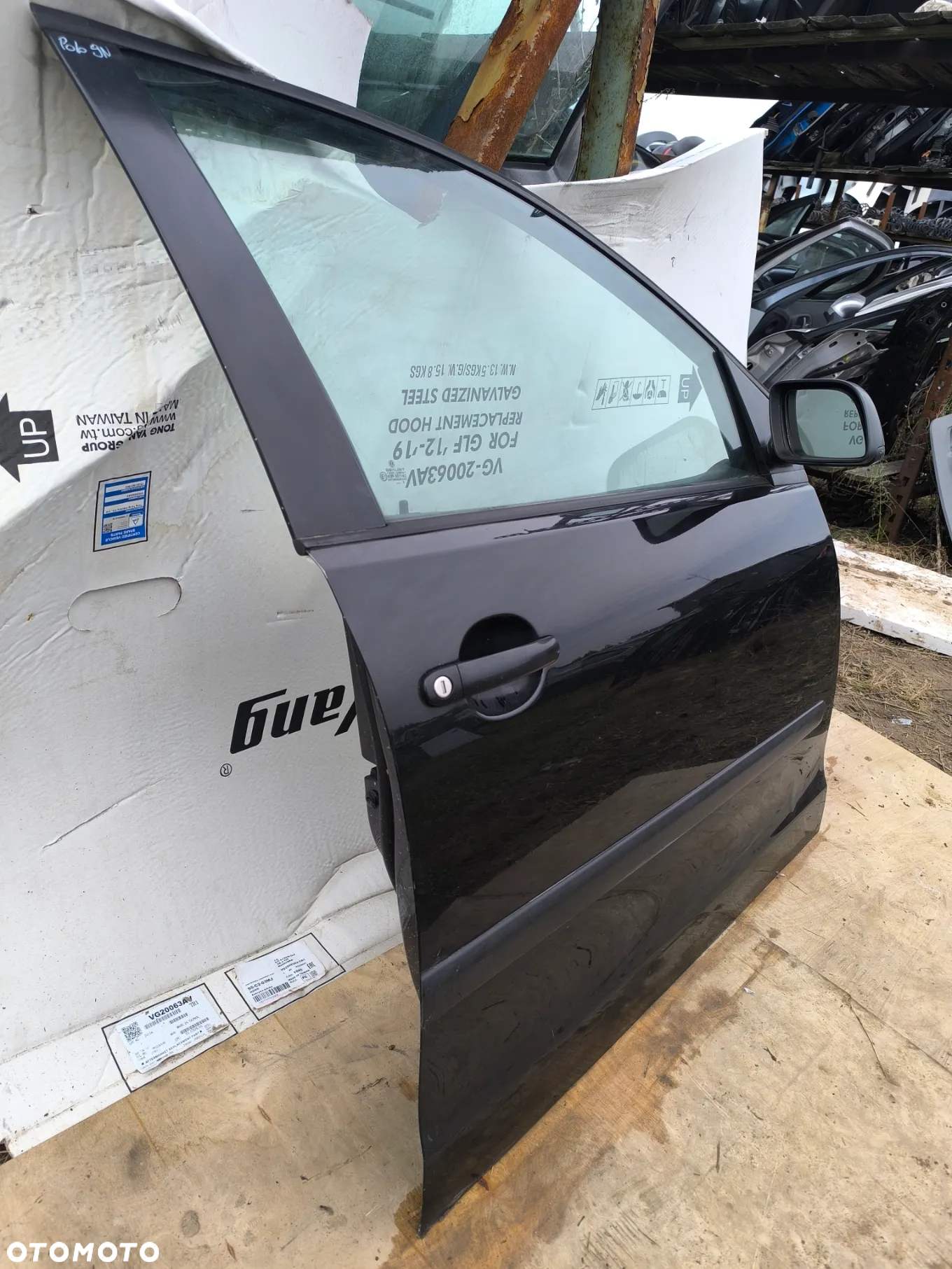 DRZWI PRAWY PRZÓD PRZEDNIE VW POLO IV 9N 3D - 3