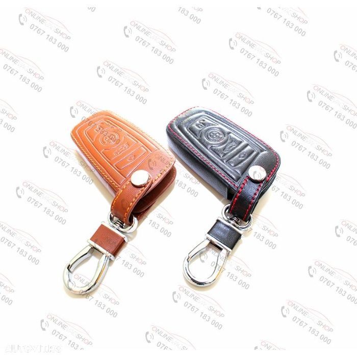 Husa piele pentru cheie BMW F10 F20, F30 F22, F01, F06, X3, X4, X5 - 3