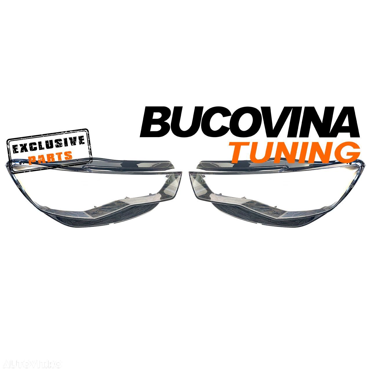 Sticle Faruri compatibile cu Audi A6 4G Facelift - 1