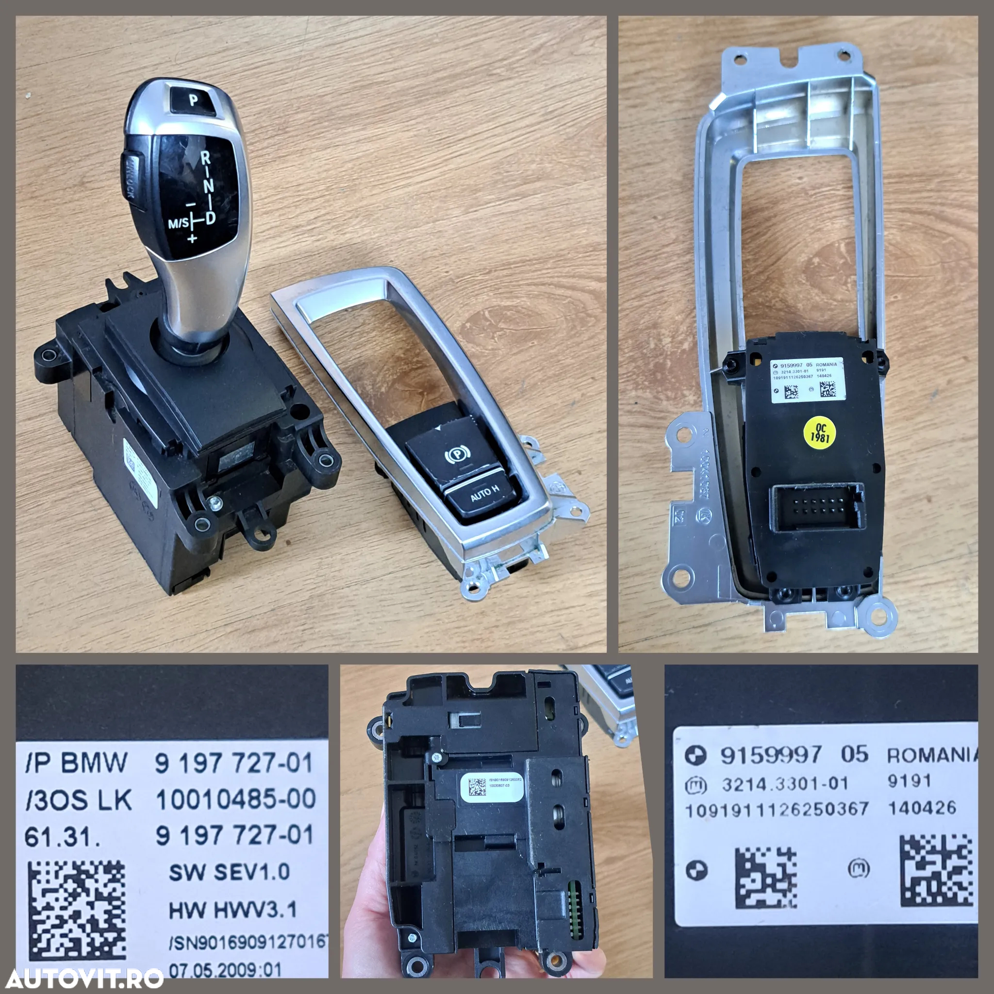 BMW F21 Ceasuri bord grila ventilatie buton avarii sport eco esp joystick modul airbag navigatie radio c d bmw seria 1 2 3 4 x1 x3 x4 x5 F - 9