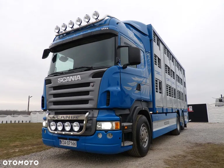 Scania R420 DO ŻYWCA / ZWIERZĄT / BYDŁA TRZODY CHLEWNEJ/ 3 POKŁADY / WAGA EL. / EURO 5 / OŚ SKRĘTNA / - 12