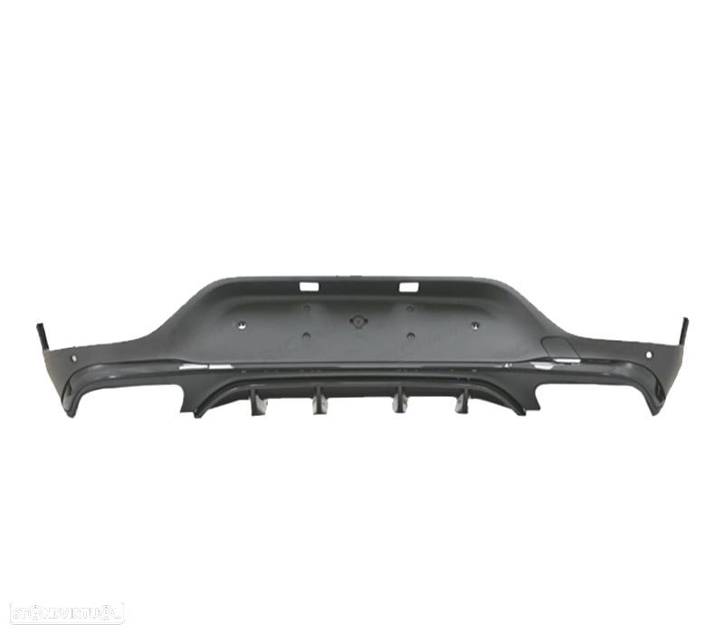DIFUSOR MERCEDES GLC C253 COUPE AMG 15-18 LOOK GLC43 PRETO - 4