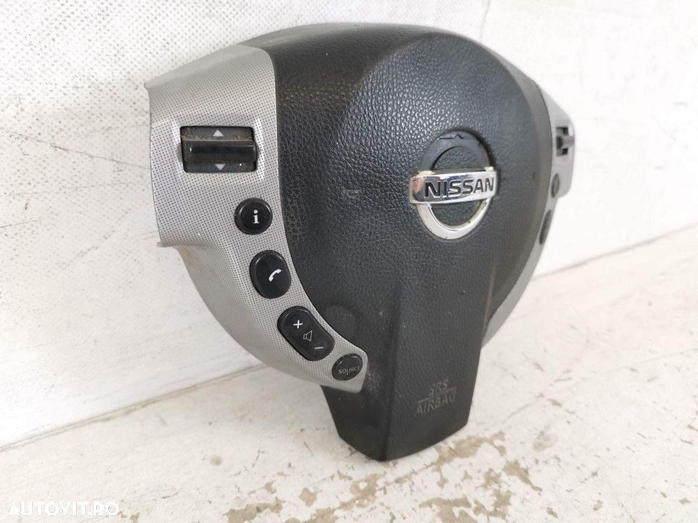 Airbag Volan Nissan  Qashqai 1 J10 2007 2008 2009 2010 Original In Sta - 3
