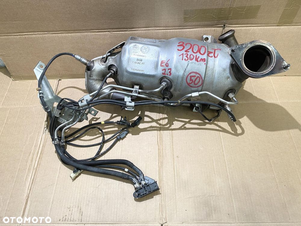 DUCATO 2.3 E6 130KM bez adblue 16- KATALIZATOR DPF FAP 1379588080 demontaż - 1