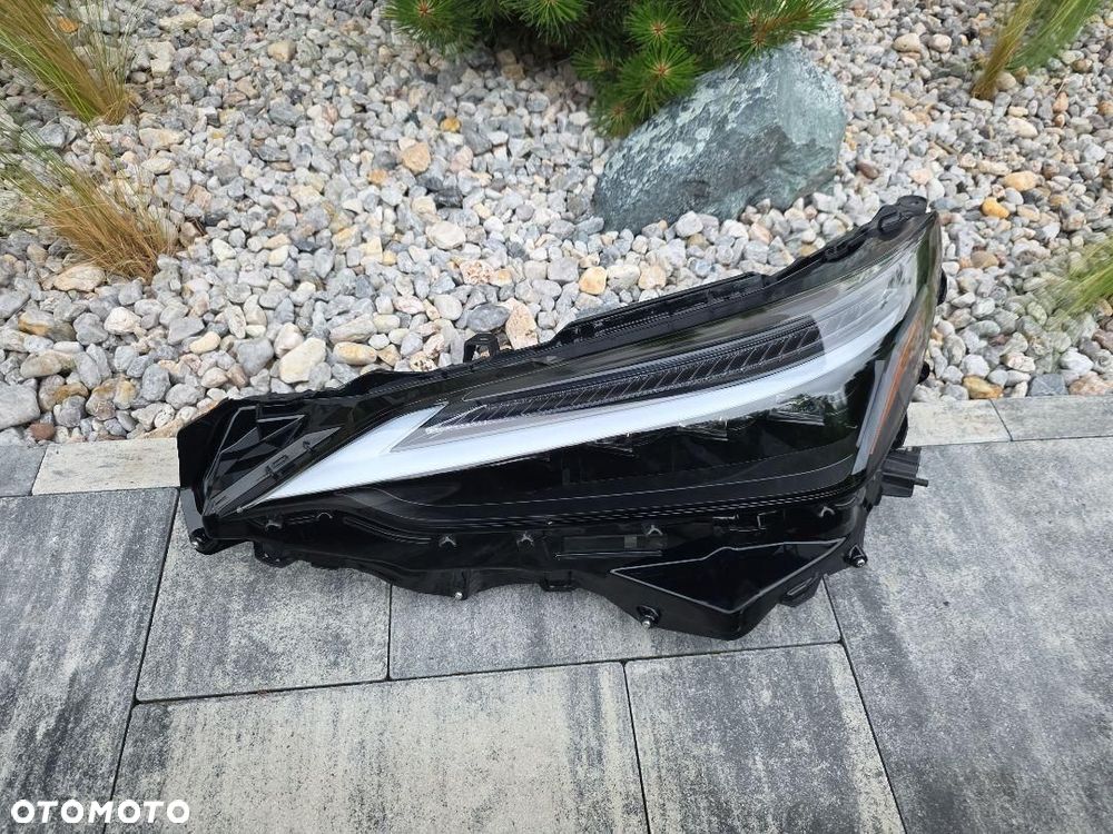LEXUS NX 2 II Lampa lewa przód Full Led Dynamic 4 Soczewki Czarna Pomarańcz - 2