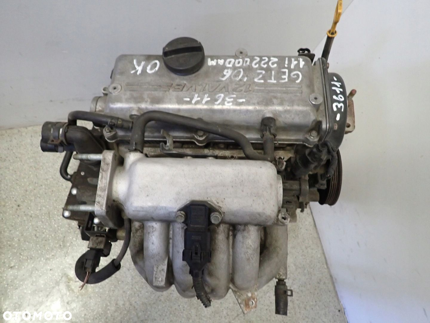 HYUNDAI GETZ 1.1i BENZYNA 06- SILNIK MOTOR G4HG - 13