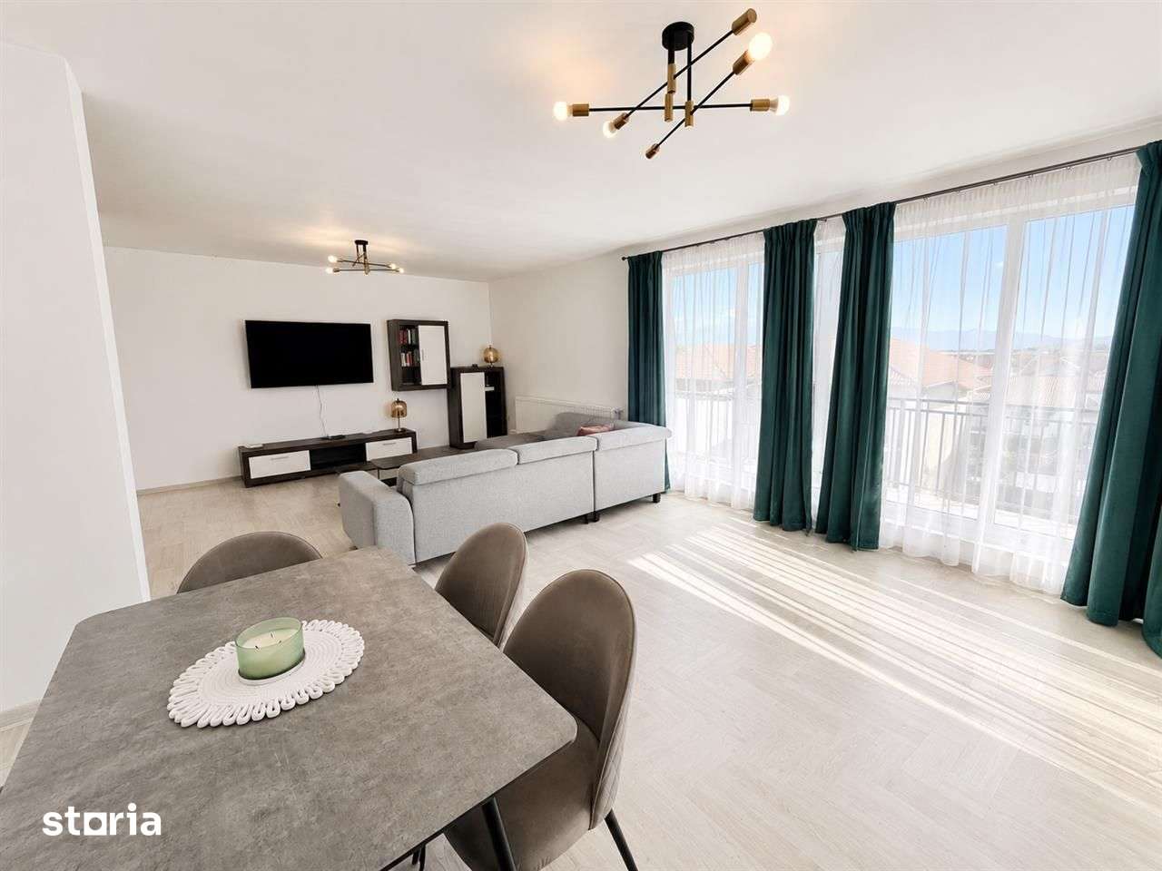 Penthouse mobilat, utilat | 95 mp utili | 2 terase | Parcare inclusa — fotografia 2