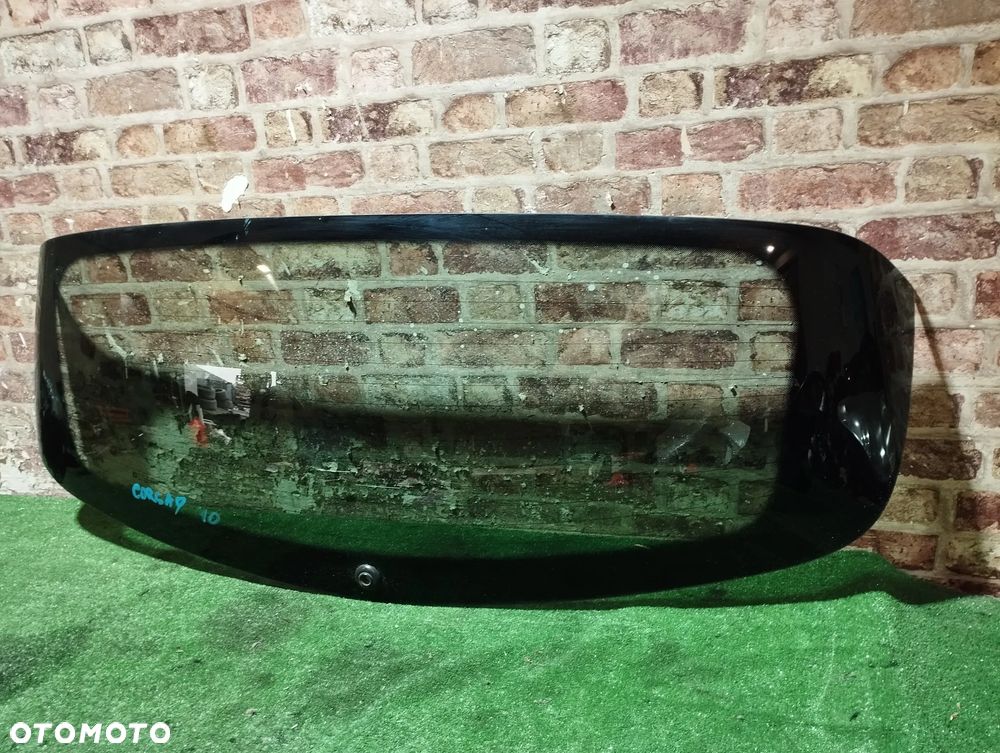 SZYBA TYŁ KLAPY BAGAŻNIKA OPEL CORSA D 2010 ROK 3D 3-DRZWI ORYGINAŁ - 2