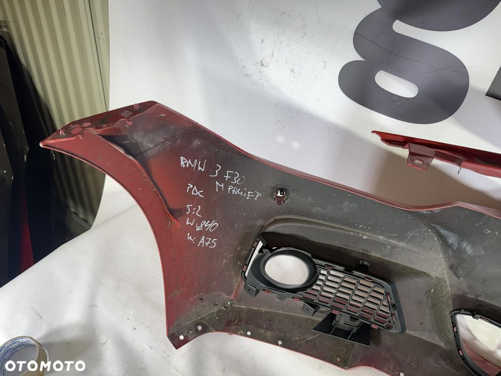BMW 3 F30 F31 M Pakiet Zderzak Przód Przedni A75 8067873 PDC 2012-2018 - 15