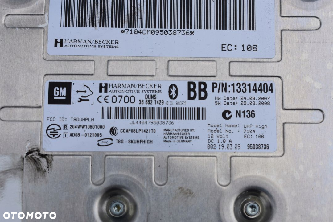 MODUŁ BLUETOOTH INSIGNIA 2.0CDTI 13314404 - 3