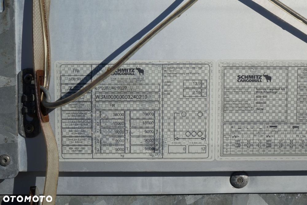 Schmitz Cargobull FIRANKA / STANDARD / OSIE SCHMITZ / NOWE PLANDEKI - 28