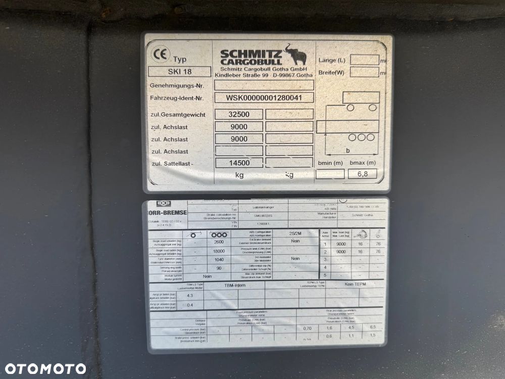Schmitz Cargobull SKI/hardox/os podnoszona/Cramaro - 19