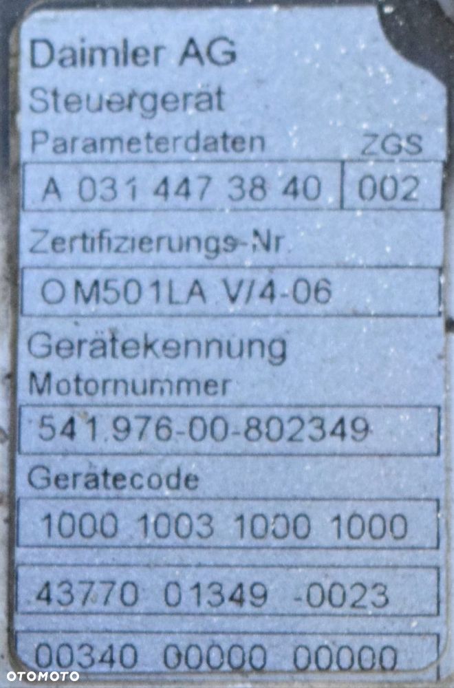 KOMPUTER SILNIKA MERCEDES ACTROS ATEGO 0074466040 - 4