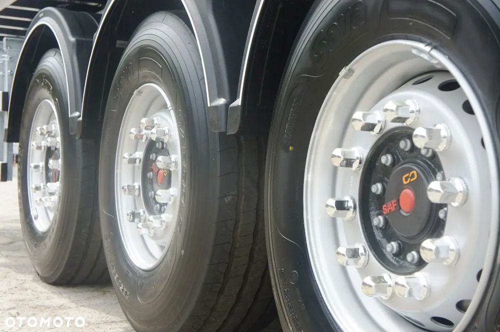 Zaslaw 28 m³ / 4.990 kg !! super lekka naczepa wywrotka z klapą ! - 39