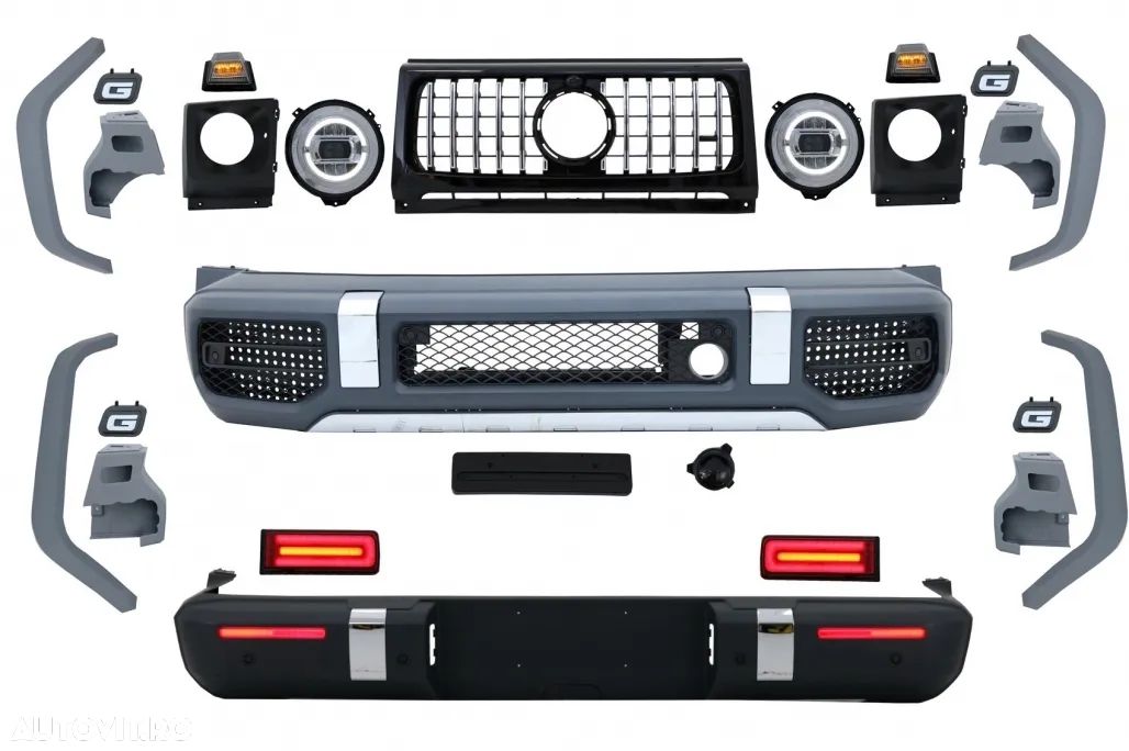 Pachet conversie Mercedes W463 G-Class (1989-2018) 2018+ G63 Design - 1