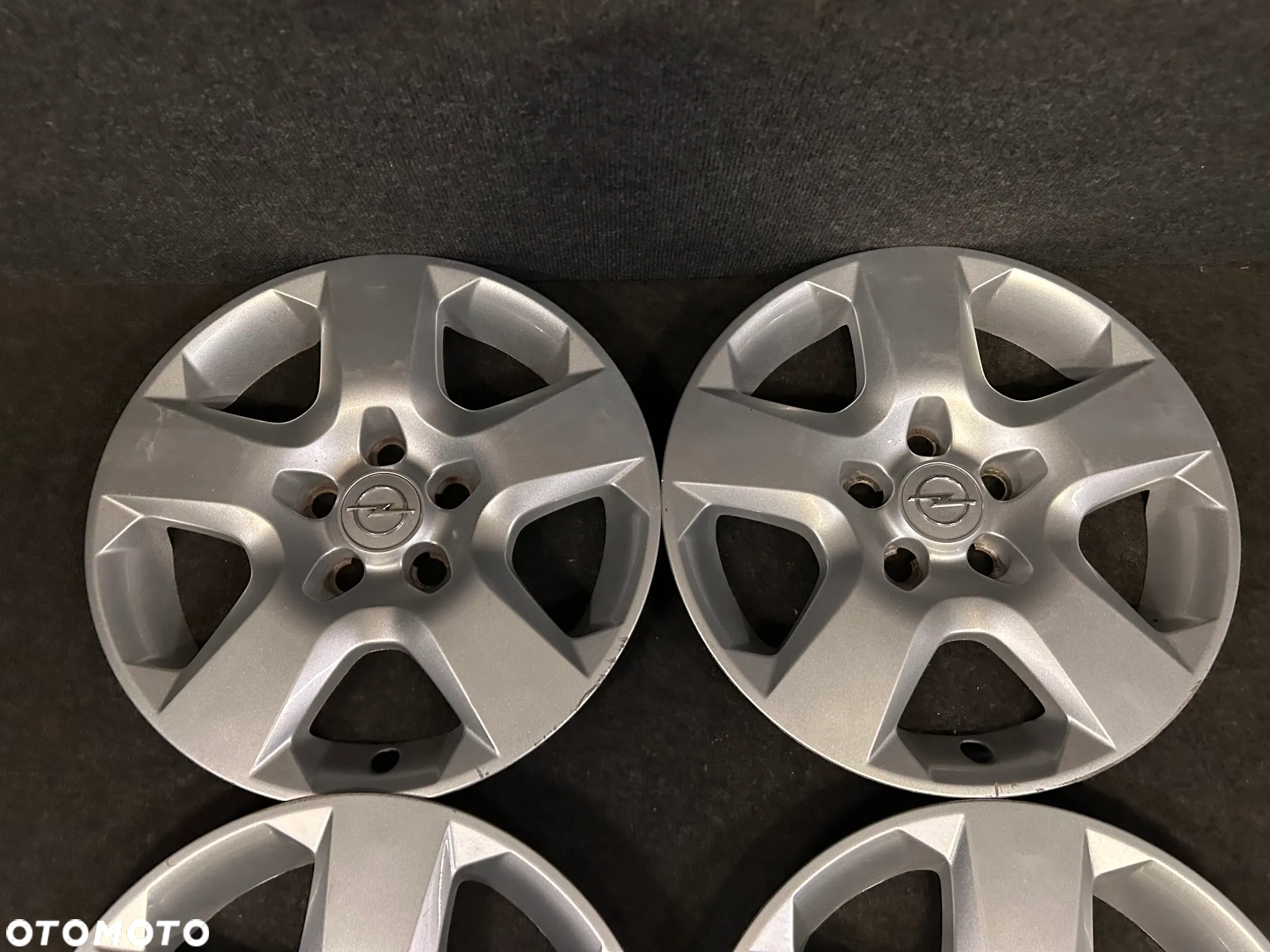 Oryginalne kołpaki na felgi strukturalne Opel Vectra C, Astra H 16 cali 4szt. - 3