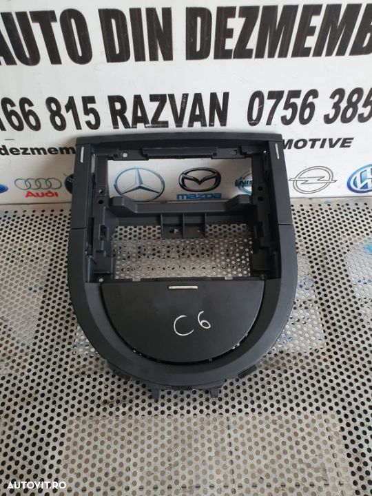 Consola Centrala Suport Pahare Scrumiera Citroen C6 An 2006-2012 - 5