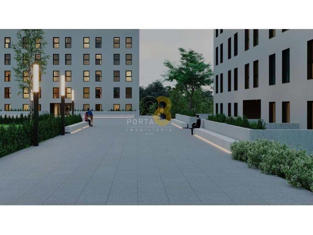 Apartamento T0 Mobilado com Terraço e Garagem | Edifício Olimpo | P... - Grande imagem: 3/20