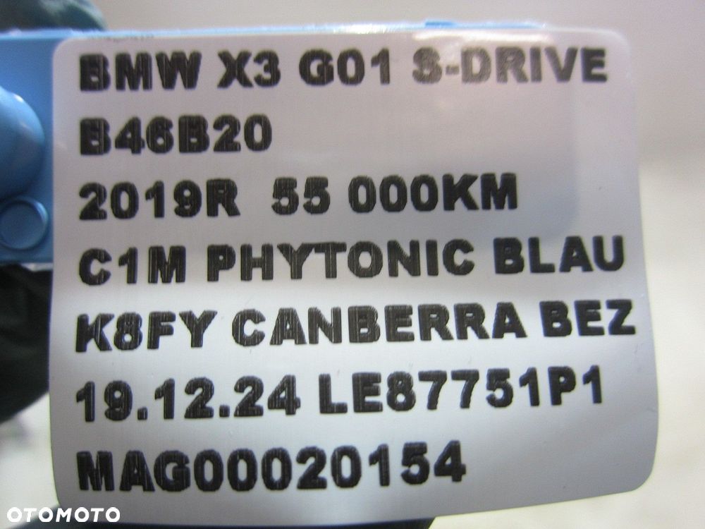 BMW X3 B46 G01 G02 PRZEWÓD RURA WĄŻ WODY WODNY 7535531 17127535531 ORYGINAL - 8