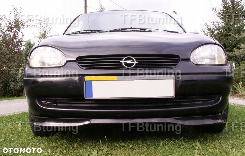 spoiler dokładka zderzaka przód opel corsa b 1997-2000 tfb tuning - 1