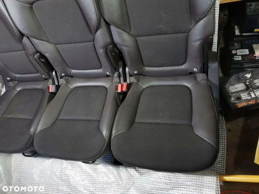 RENAULT ESPACE V 5 14-19 FOTELE TYŁ TYLNE PÓŁSKÓRA GRZANE 3 SZTUKI 2GI RZĄD - 9