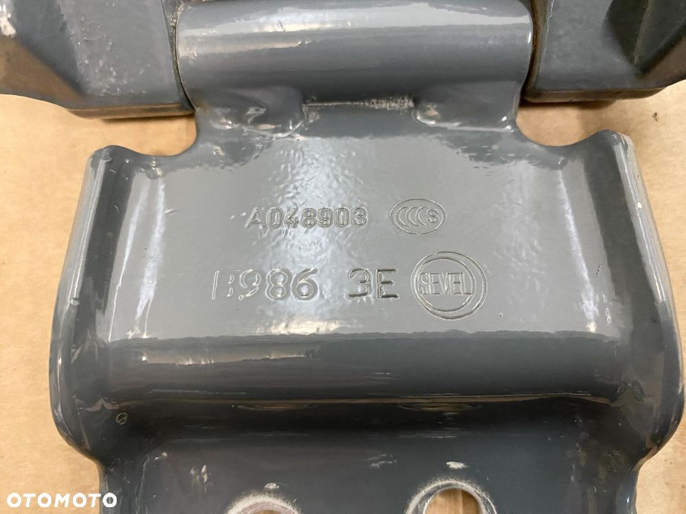 DUCATO BOXER JUMPER 14- ZAWIAS GÓRNY DRZWI TYLNYCH SZARY NOWY - 3
