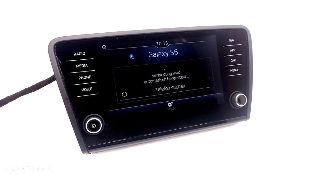 CZYTNIK NAWIGACJI WYŚWIETLACZ SKODA OCTAVIA III SUPERB III 5Q0035874B - 2