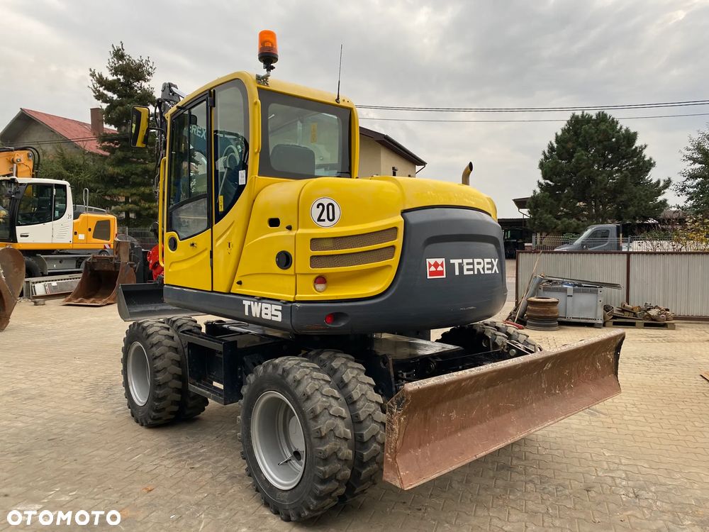 Terex TW85, GŁOWICA POWERTILT, 2 ŁYŻKI, RAMIĘ 3X ŁAMANE, KRÓTKI TYŁ, Z NIEMIEC, SUPER STAN, - 5