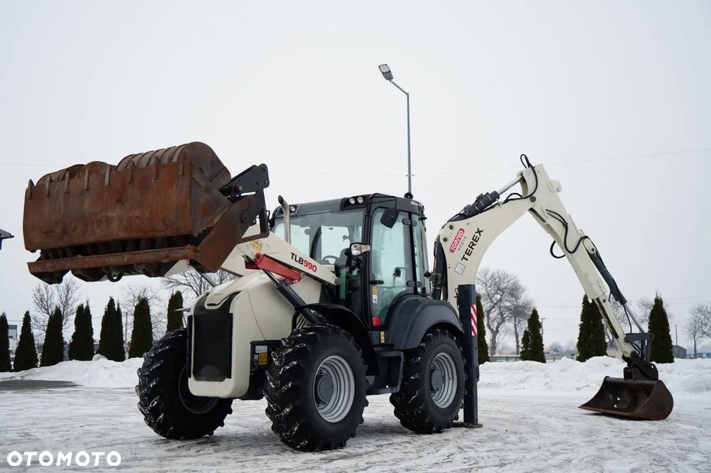 Terex TLB 990 /  KOPARKO-ŁADOWARKA / KOMPLET ŁYŻEK /  3 300  MTH / - 1