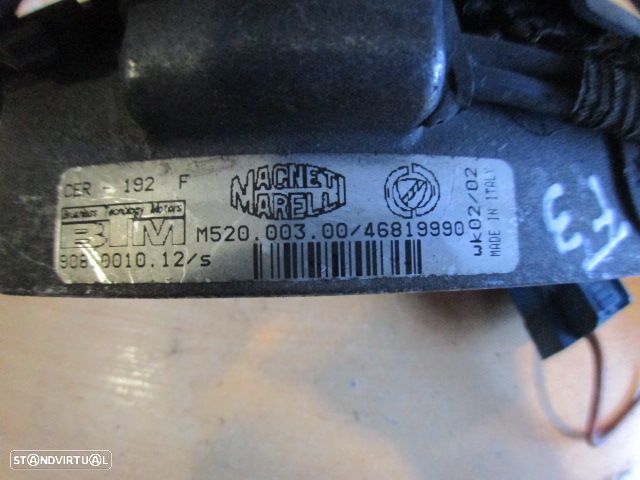 Modulo M52000300 46819990 837902300 FIAT STILO 192 2002 1.9JTD 115CV 3P VIOLETA ESCURO Módulo Regulador Do Ventilador DANIFICADO CABO CORTADO - 4