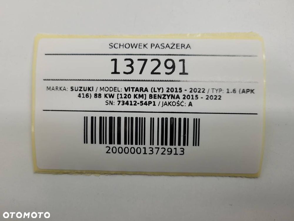 SCHOWEK PASAŻERA SUZUKI VITARA III 73412-54P1 EUROPA - 8