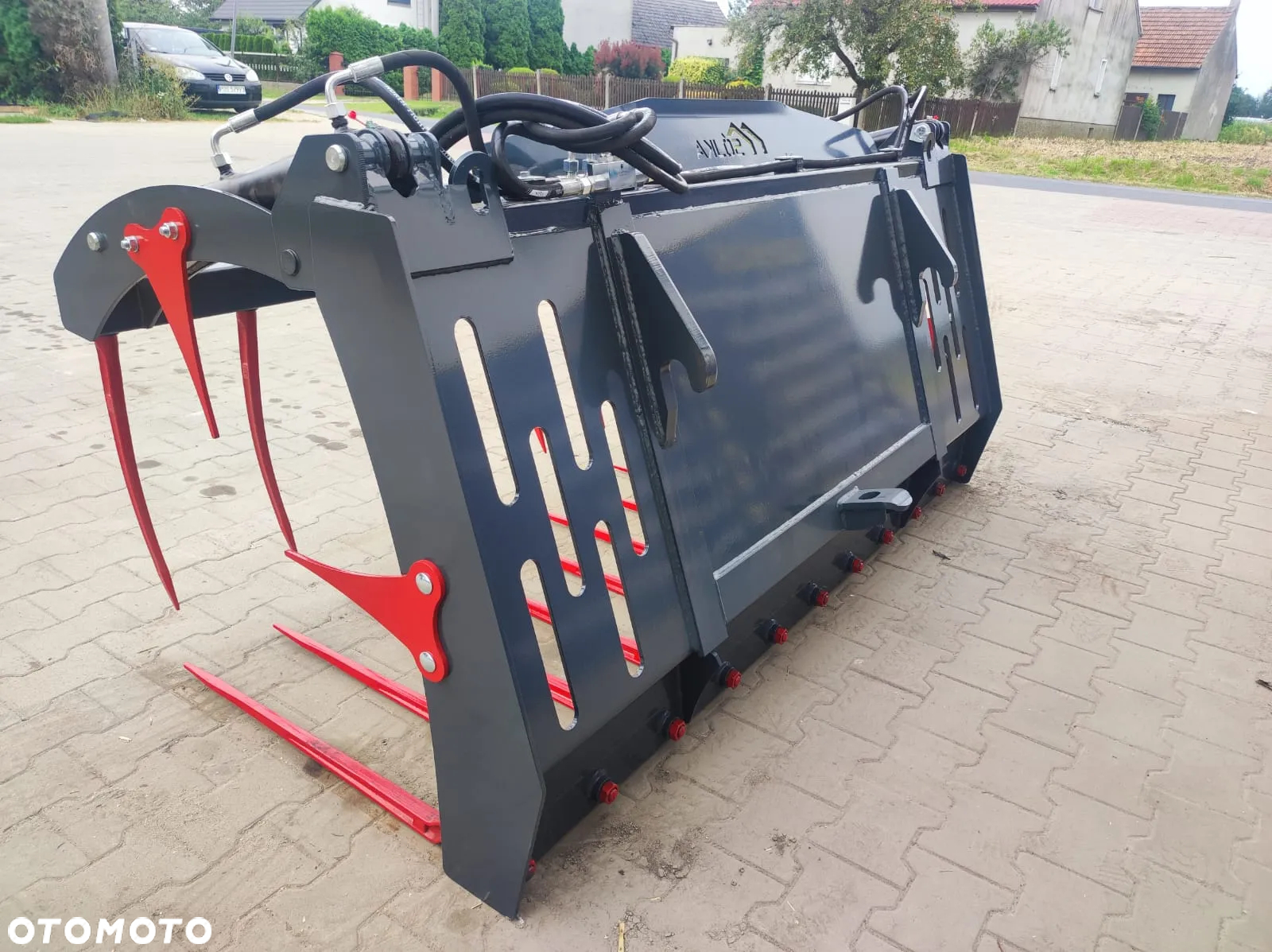 RATY! Krokodyl wzmocniony 220 cm, do ładowarki Bobcat, New Holland, Class, JCB, Manitou, JLG, Case - 7
