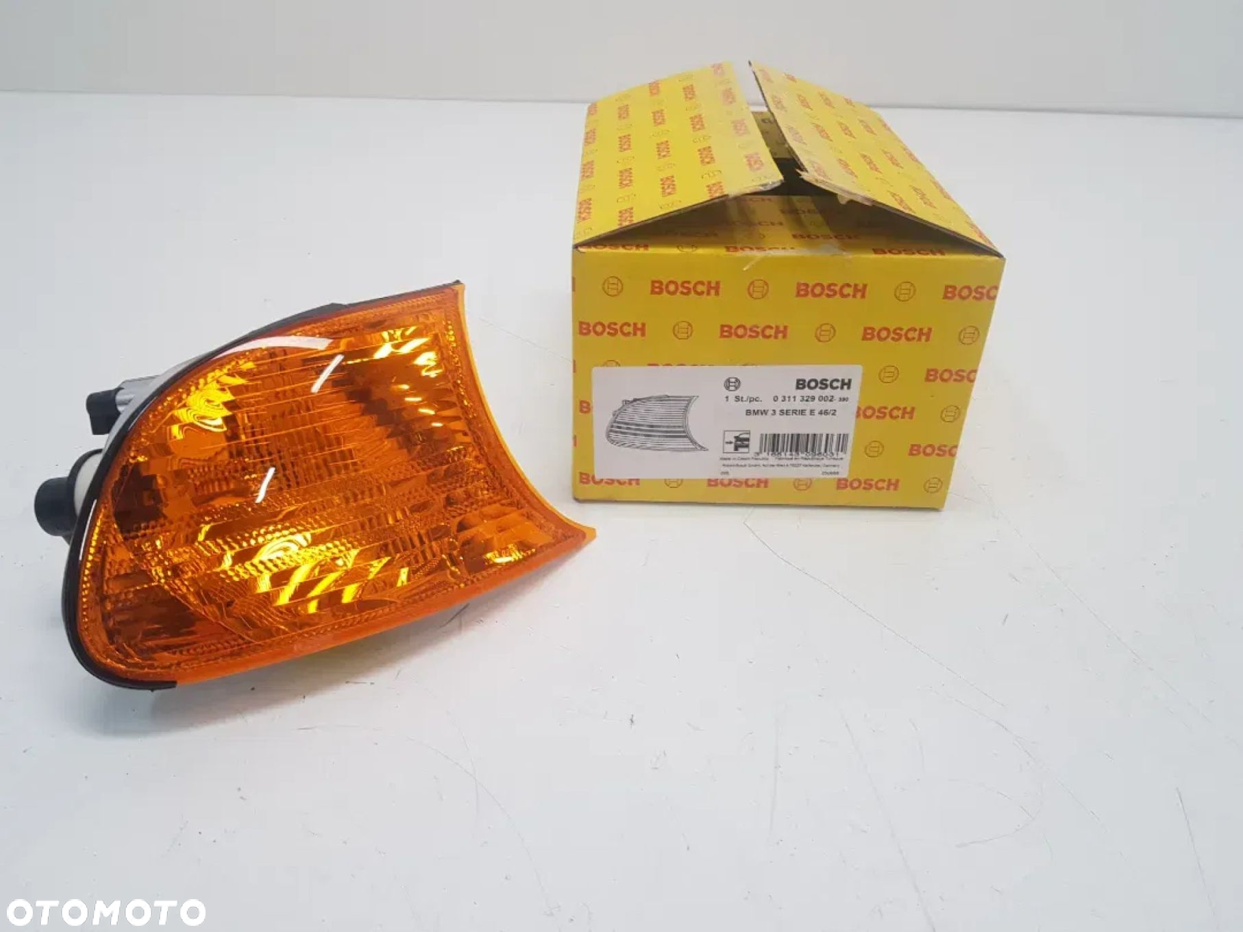 NOWY oryginalny kierunkowskaz migacz prawy przód pomarańczowy BMW 3 E46 COUPE CABRIO 0311329002 europa - 2