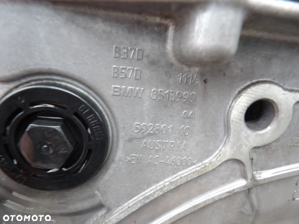 BMW - F20 - B37 D15A - KOMPLETNY SILNIK - NISKI PRZEBIEG - 6