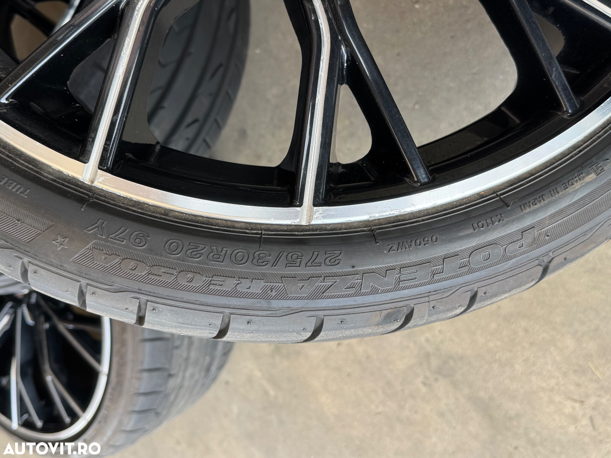 Vând jante BMW seria 5 pe 20” cu anvelope runflat de vară - 22