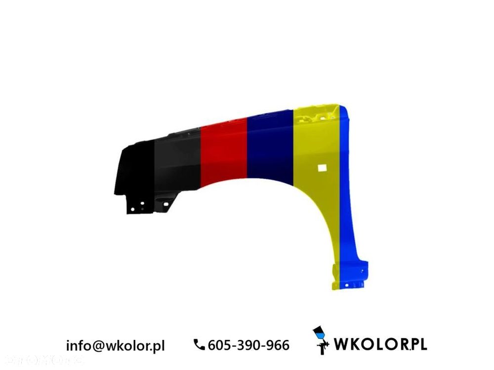 NOWY BŁOTNIK RENAULT CLIO I 1991-1998 LAKIEROWANY W KOLOR - 1