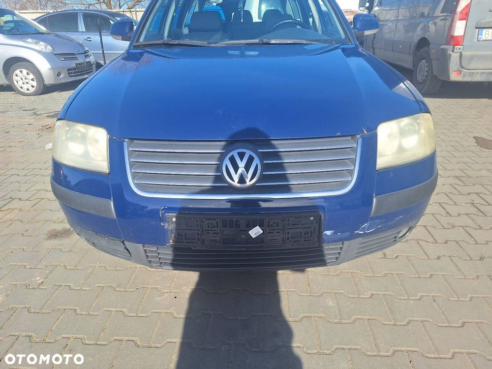 KOMPLETNY PRZÓD VOLKSWAGEN PASSAT B5 FL LA5E MASKA ZDERZAK BŁOTNIKI LAMPY - 1