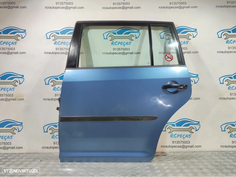 PORTA TRÁS TRASEIRA ESQUERDA VW VOLKSWAGEN TOURAN 2 II MK2 1T3 1T0833055S FECHO ELEVADOR MOTOR PUXADOR VIDRO - 4