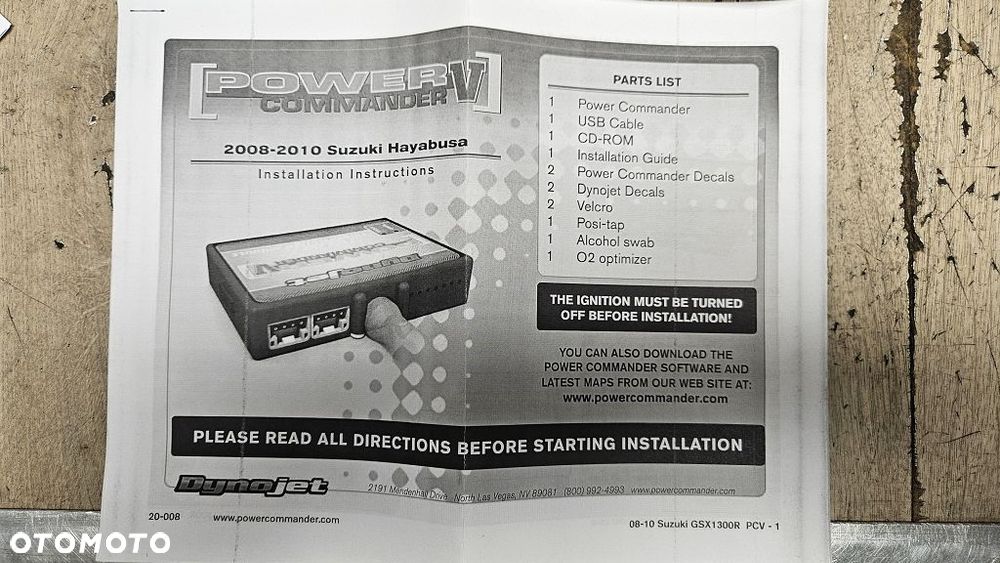Power Commander 5 Dynojet 20-008 Suzuki Hayabusa GSX1300R 08-10 - 13