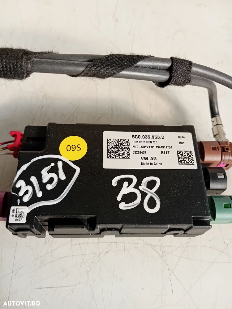 Modul Control USB Vw Passat B8 Cod 5G0035953D An 2015-2020 Motor DFG - 5