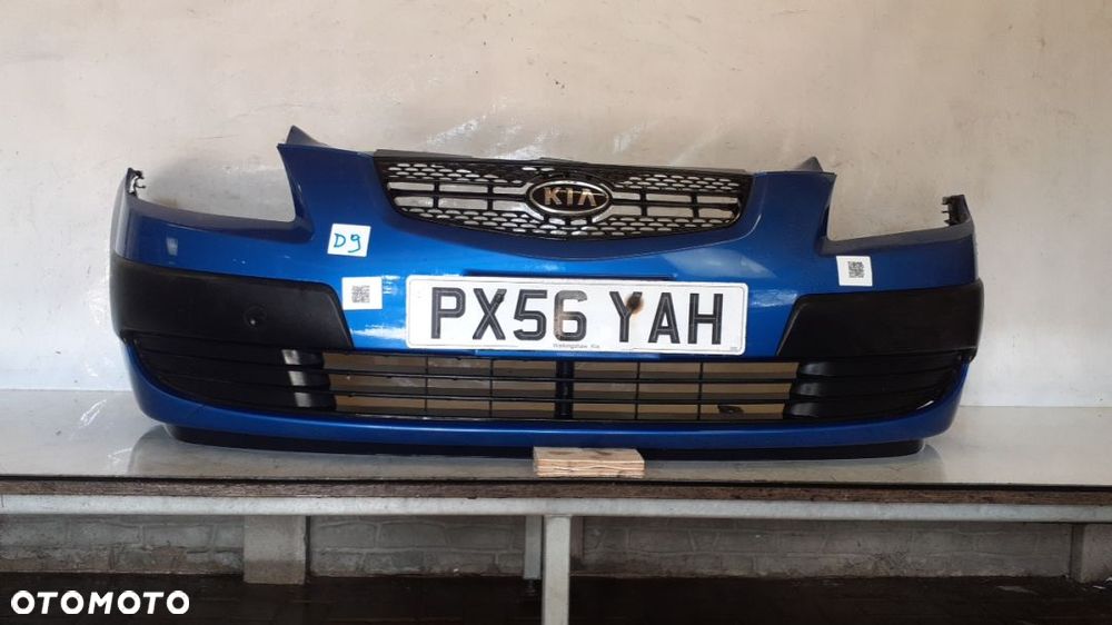 $ ZDERZAK PRZÓD PRZEDNI DO KIA RIO II 2 GRILL NIEBIESKI T5