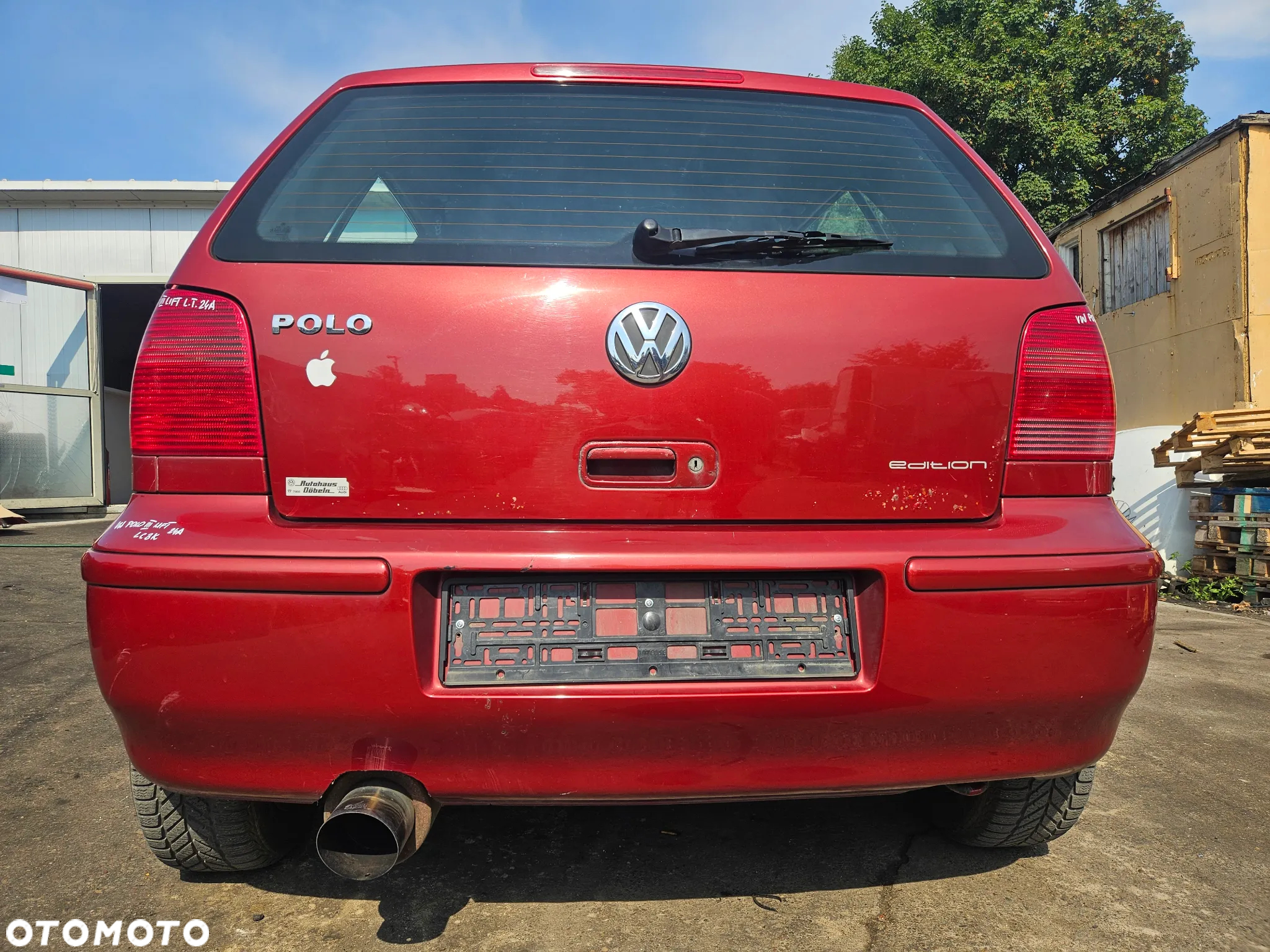 VW POLO III LIFT 6N2 ZDERZAK TYŁ TYLNY TYLNI LC3K - 12