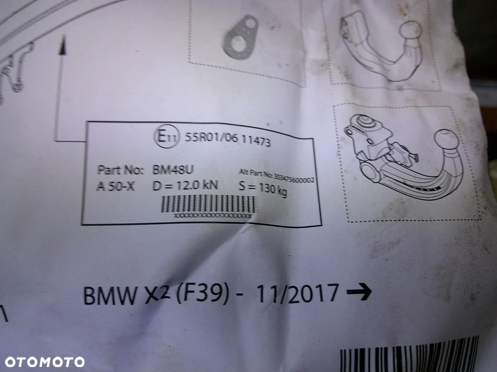 bmw x2 f39 hak holowniczy automat westfalia nowy - 2