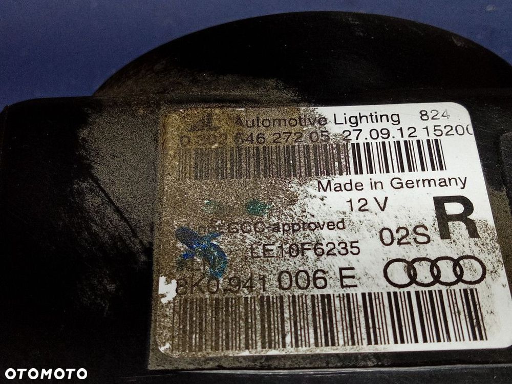 AUDI A4 B8 LIFT REFLEKTOR PRAWY LAMPA PRAWA BIXENON USA 8K0941006E - 7