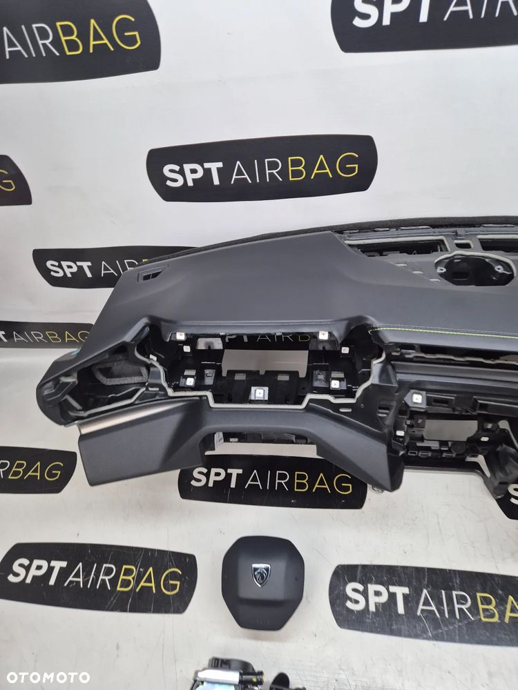 308 T10 GT LINE KOKPIT DESKA KONSOLA PULPIT PODUSZKA AIRBAG AIR BAG PASY KIT SET - 3